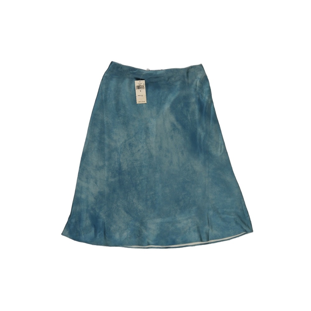 NEW Lauren Ralph Lauren Skirt Women's Size 6 Blue Tie Dye A Line Elastic $195 - Picture 2 of 7